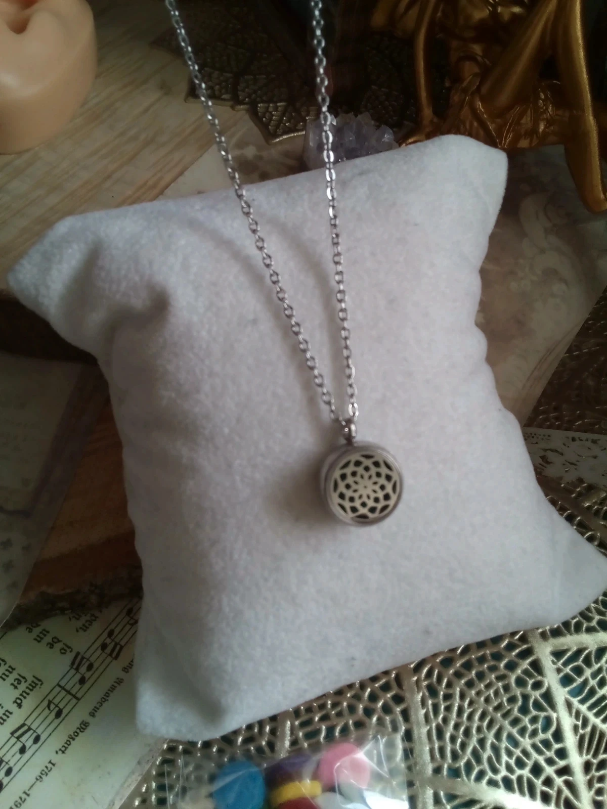 Collier pendentif diffuseur de parfum – photo 4